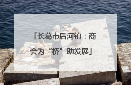 长葛市后河镇：商会为“桥”助发展