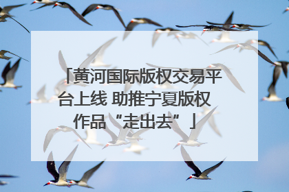 黄河国际版权交易平台上线 助推宁夏版权作品“走出去”