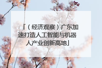 （经济观察）广东加速打造人工智能与机器人产业创新高地