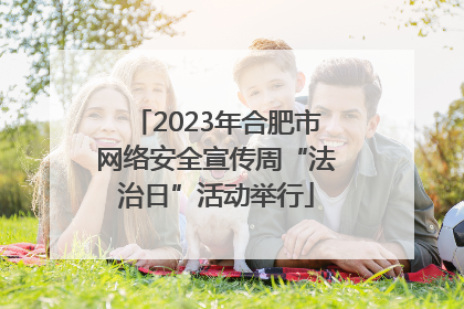2023年合肥市网络安全宣传周“法治日”活动举行