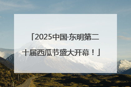 2025中国·东明第二十届西瓜节盛大开幕！