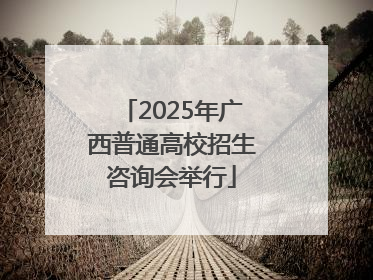 2025年广西普通高校招生咨询会举行